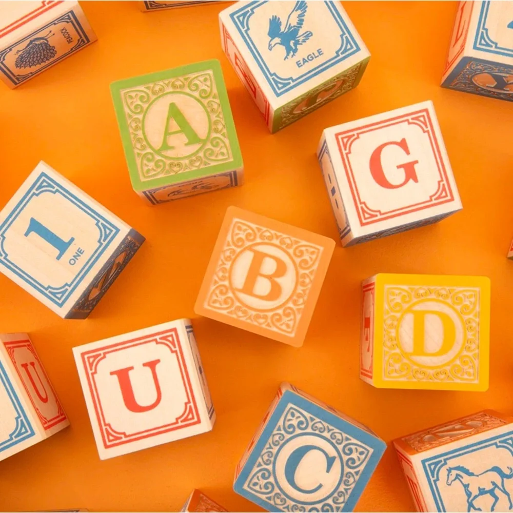 New🌟Anthropologie-Uncle Goose Classic ABC Blocks